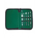 Skin Knife Set Leather