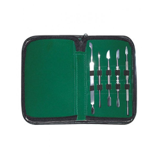 Skin Knife Set Leather